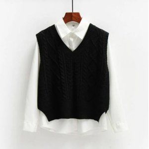 BRAND NEW 💥 Women’s Loose Trendy Knitted V-Neck